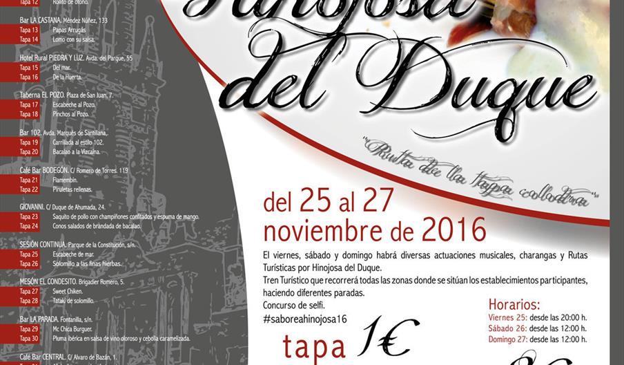 Ruta de la Tapa de Hinojosa del Duque