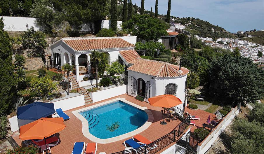 Aerial view of Villa Andalucia
