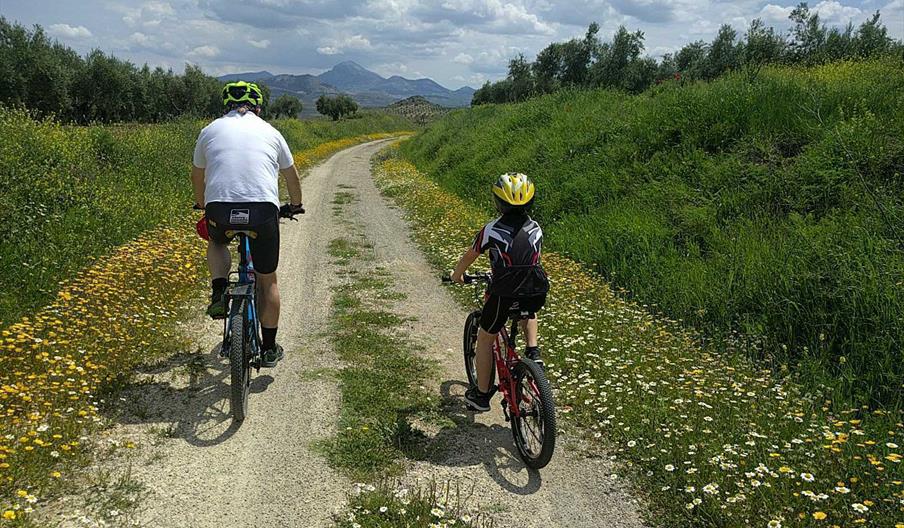 Vía Verde con niños