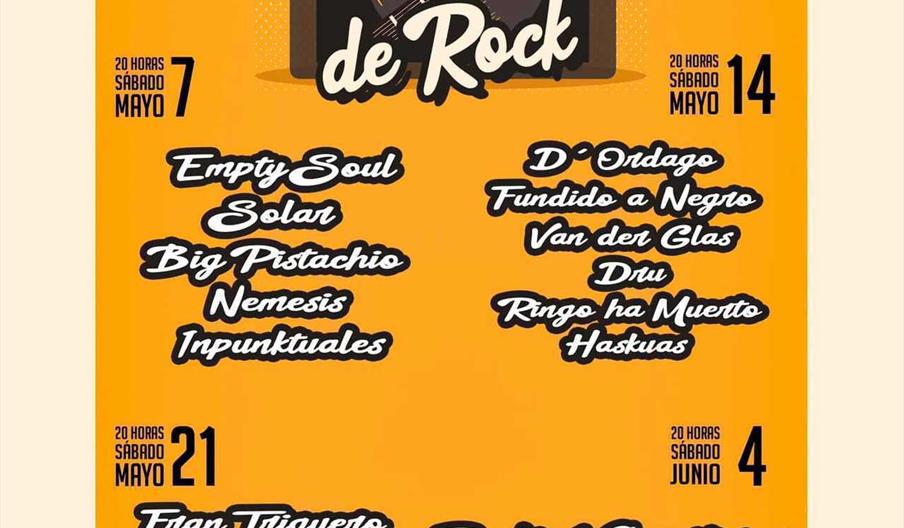 Ciclos de Conciertos de Rock