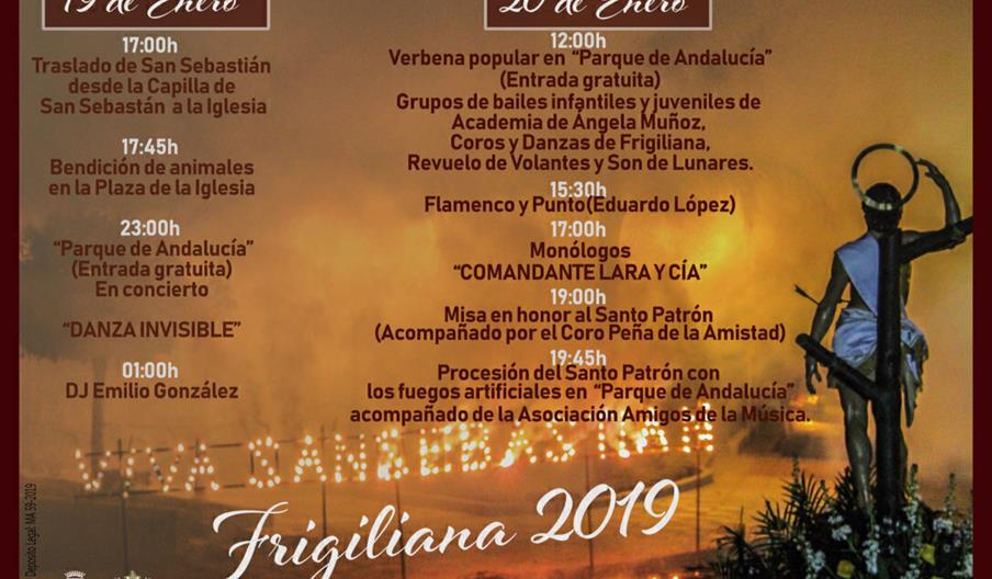 Fiestas en honor a San Sebastián en Frigiliana