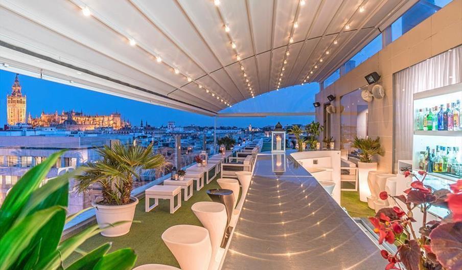 Terraza del Hotel Inglaterra