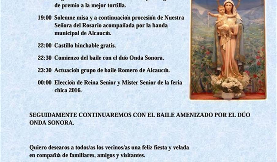 Feria Chica en honor a la Virgen Ntra. Sra. del Rosario