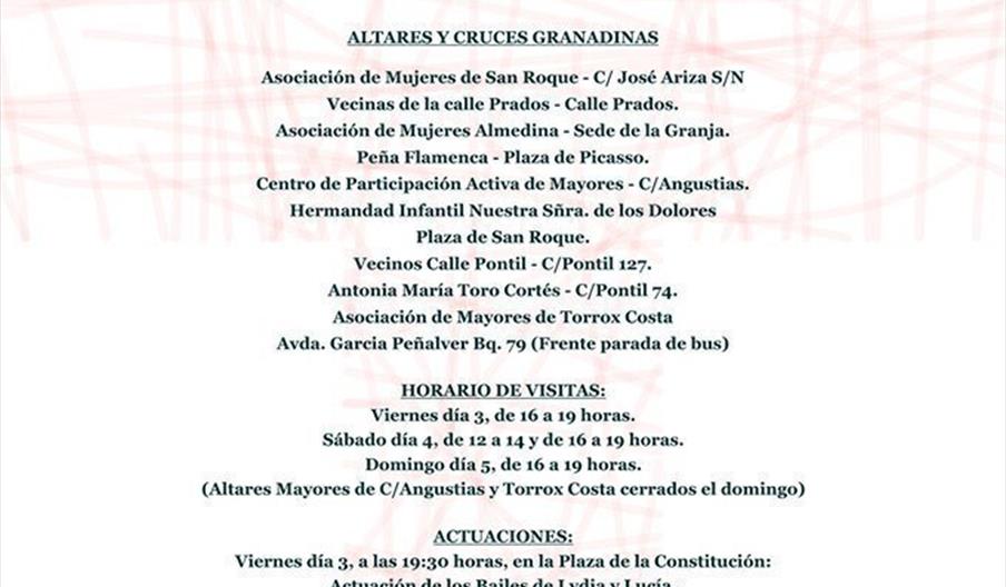 Cruces de Mayo en Torrox