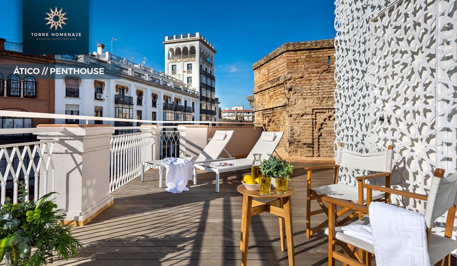 Ático con terraza privada