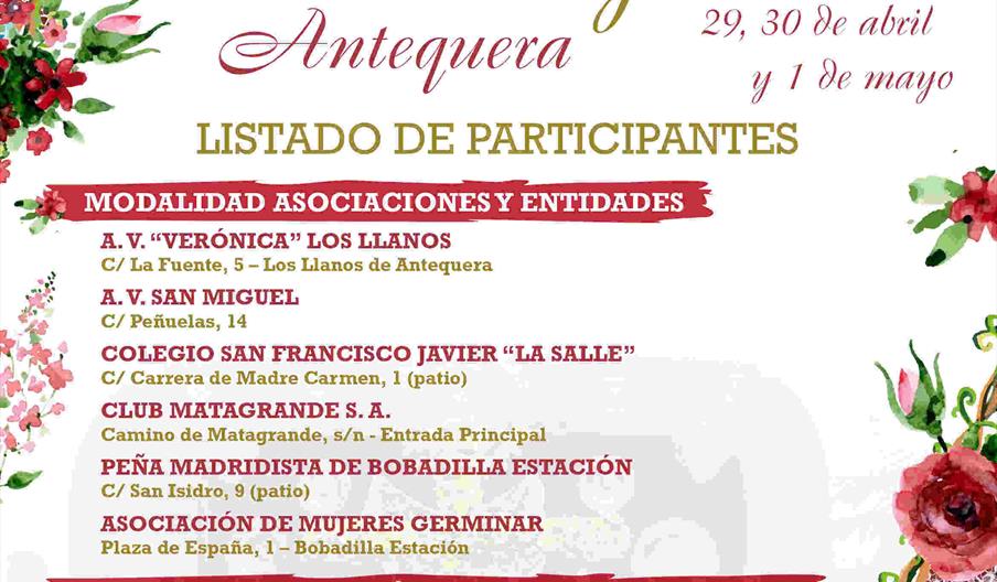 Las Cruces de Mayo en Antequera