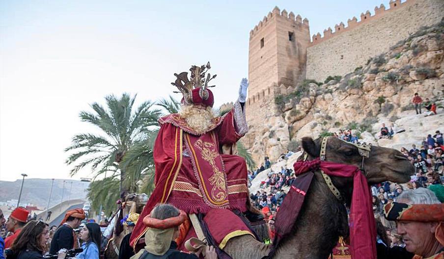 Cabalgata de Reyes Magos en Almería