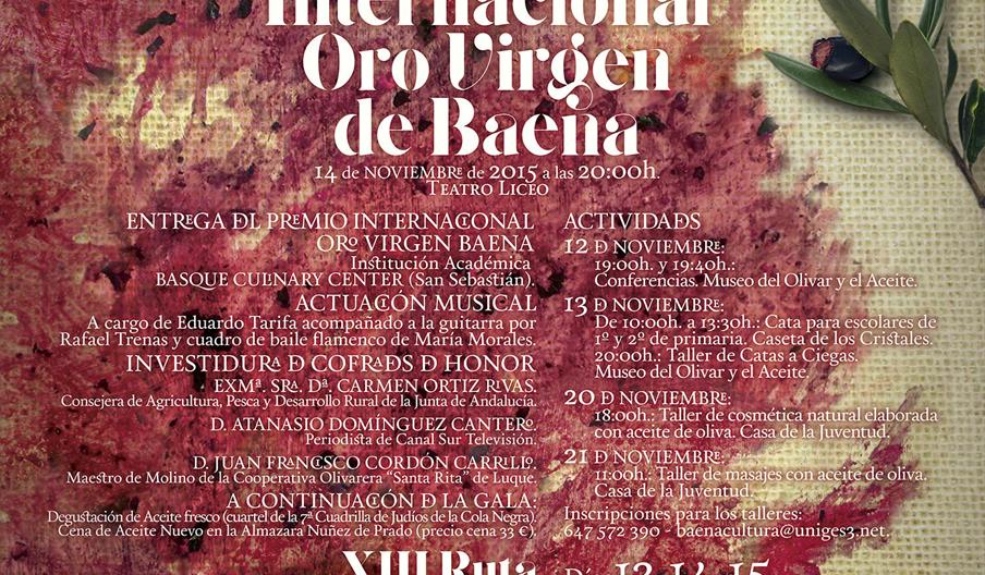 Gala Internacional del Oro virgen y Ruta de la Tapa de Baena