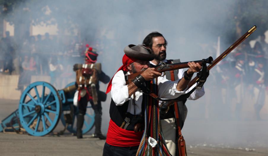 Recreación de la Batalla de Bailén