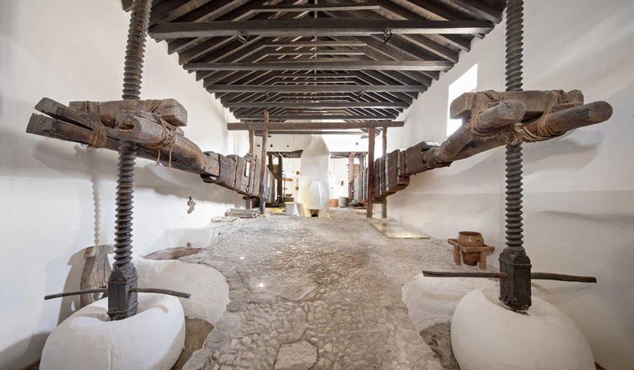 Sala de prensado de La Erilla