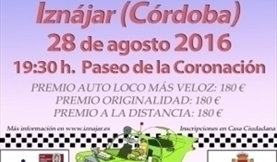 Carrera de Autos Locos en Iznájar