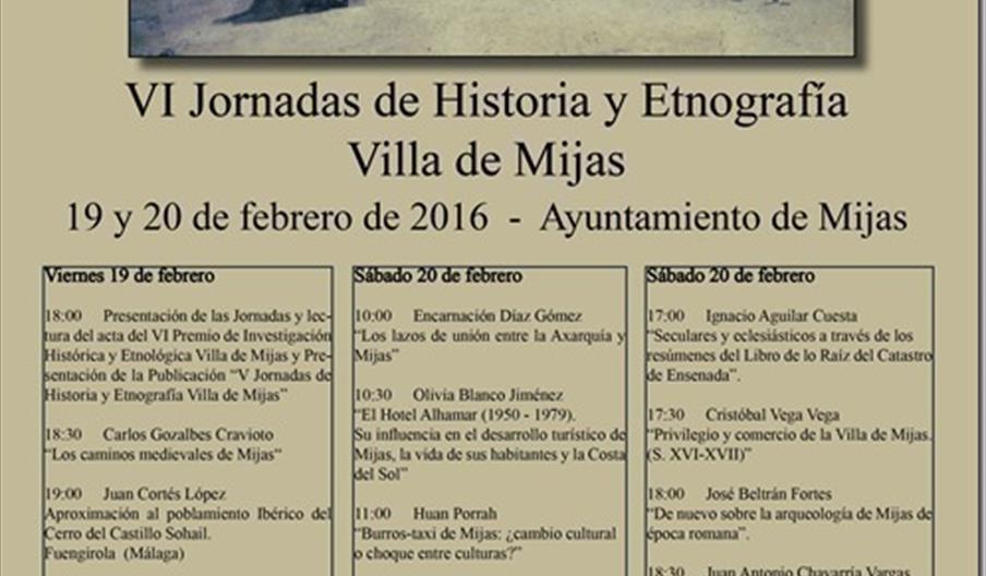 Jornadas de Historia y Etnografía Villa de Mijas