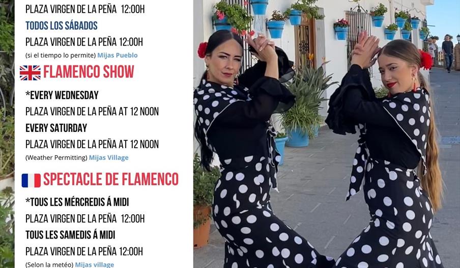 Espectáculo de Flamenco en Mijas y Mercado Artesanal